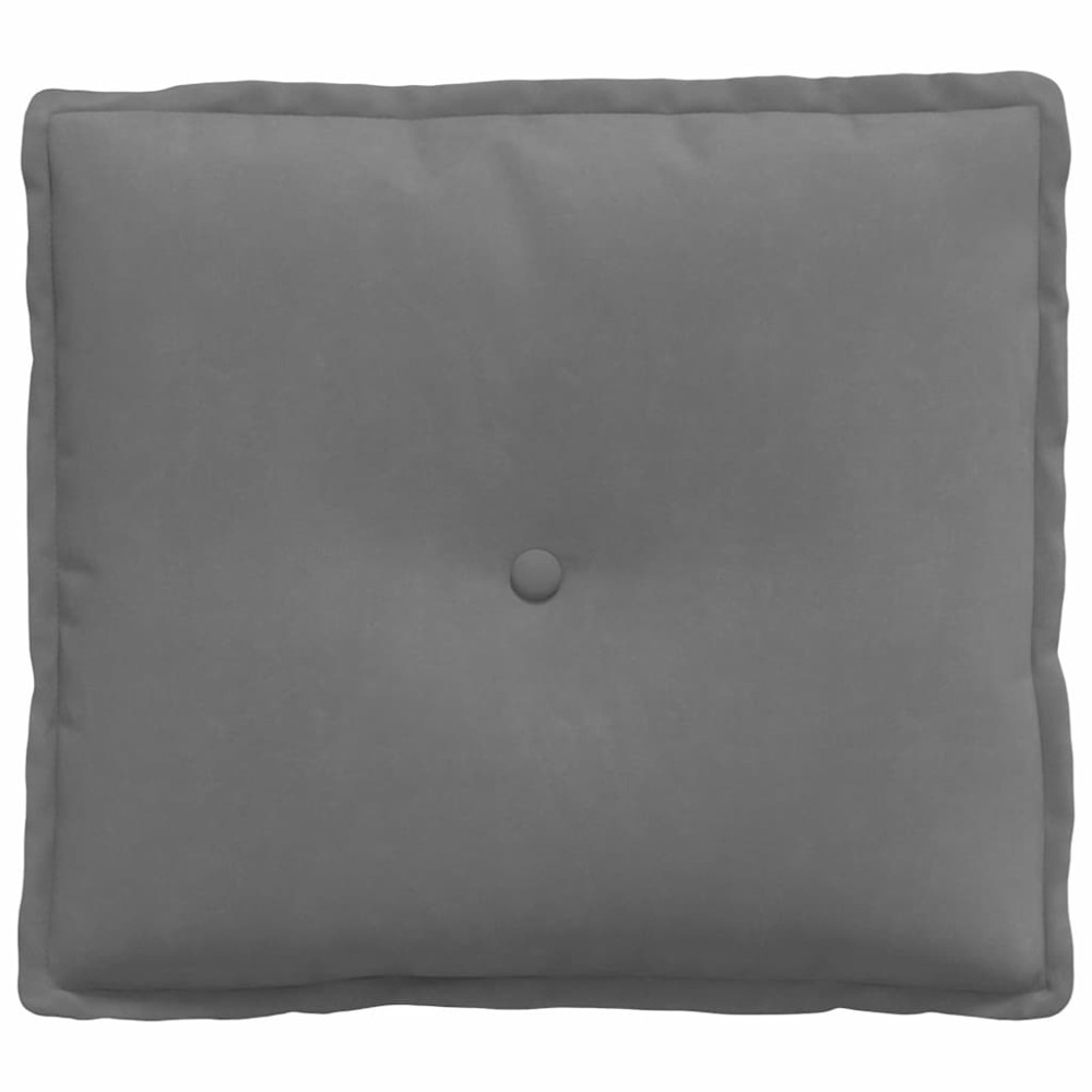 Produktbild för Ryggkudde Mörkgrå 50 x 45 cm Mikrofiber Tyg