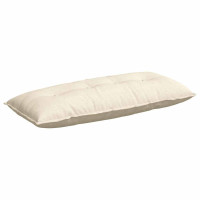 Produktbild för Ryggkudde Kräm 120 x 50 cm Kordread tyg