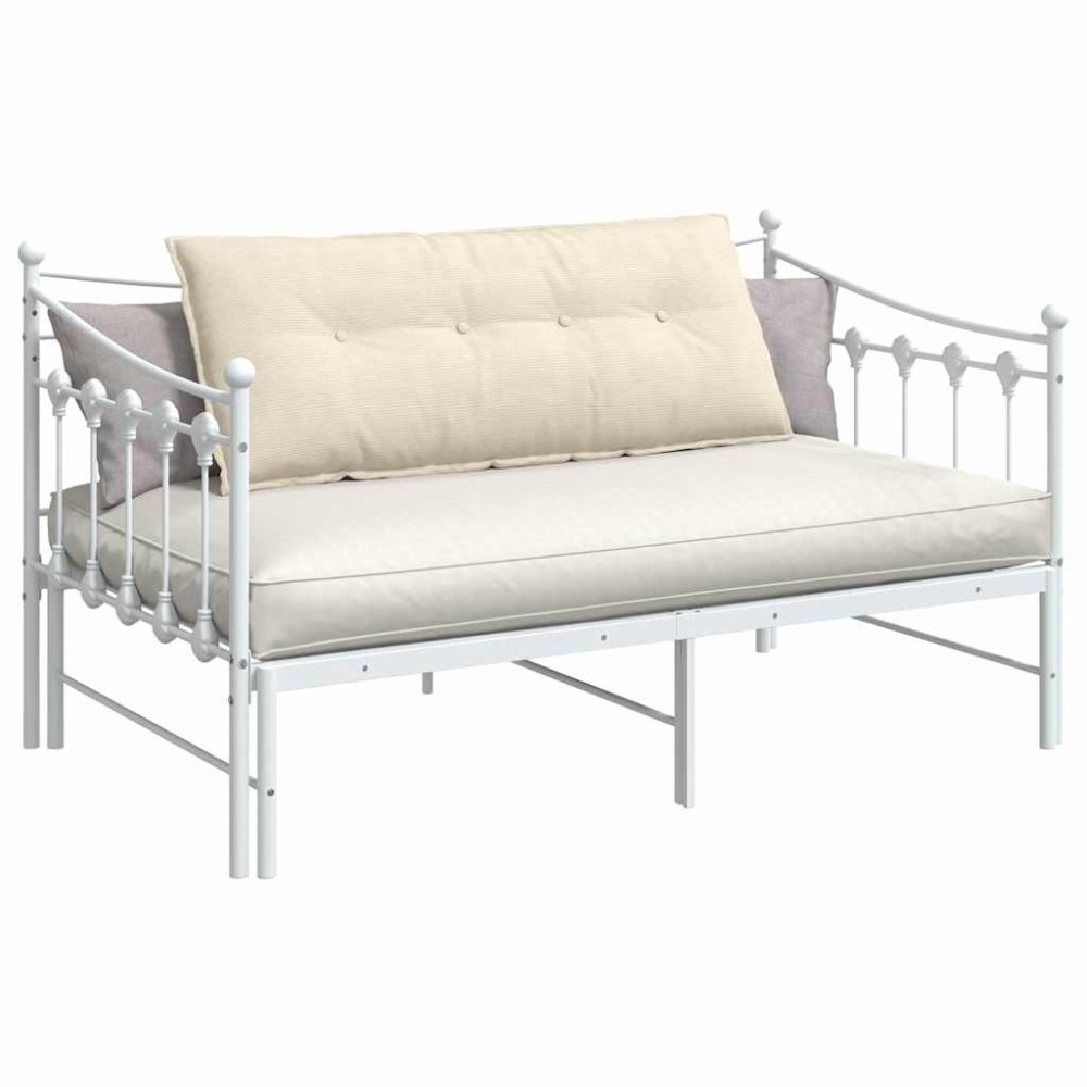 Produktbild för Ryggkudde Kräm 120 x 50 cm Kordread tyg