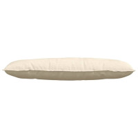 Produktbild för Ryggkudde Kräm 120 x 50 cm Kordread tyg