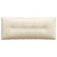Produktbild för Ryggkudde Kräm 120 x 50 cm Kordread tyg