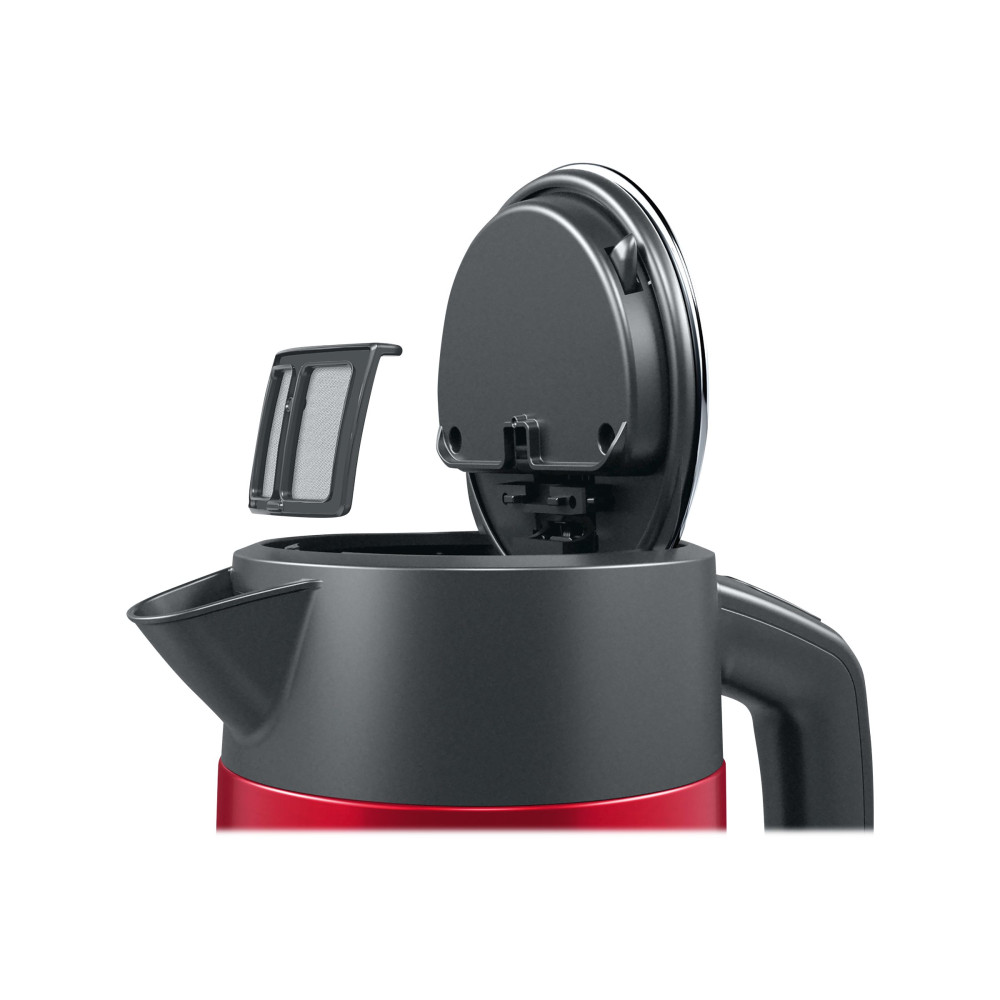 Produktbild för Bosch DesignLine TWK4P434 - vattenkokare - röd