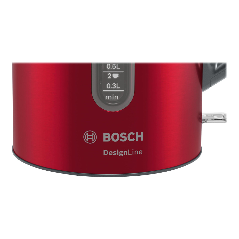 Produktbild för Bosch DesignLine TWK4P434 - vattenkokare - röd