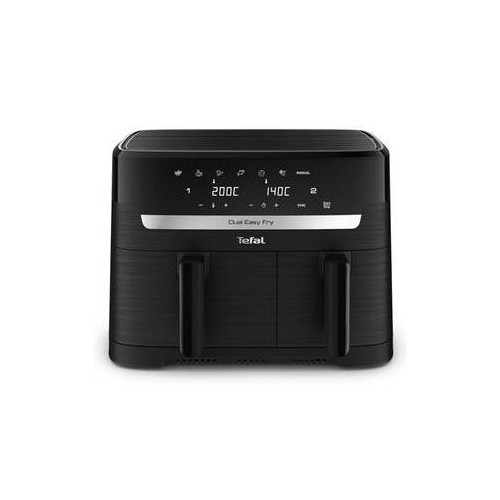 Tefal Tefal Easy Fry EY901N, Varmluftsfritös, 8,3 l, Dubbel, Svart...