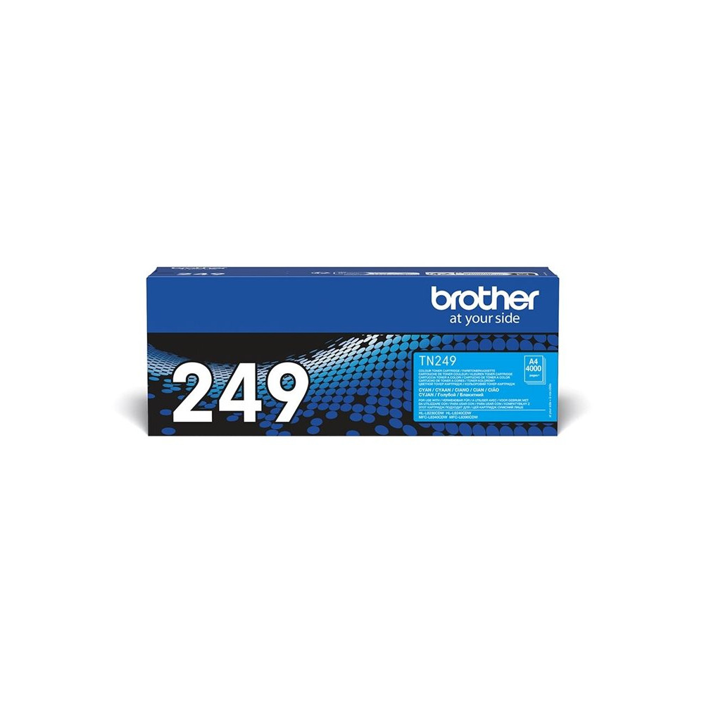 Produktbild för Brother TN249C - superlång livslängd - cyan - original - tonerkassett