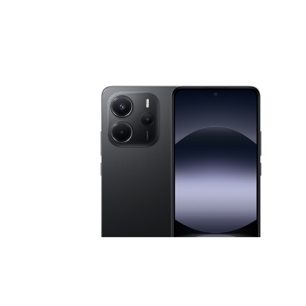 Produktbild för Xiaomi Redmi Note 14 5G - midnattssvart - 5G pekskärmsmobil - 128 GB - GSM