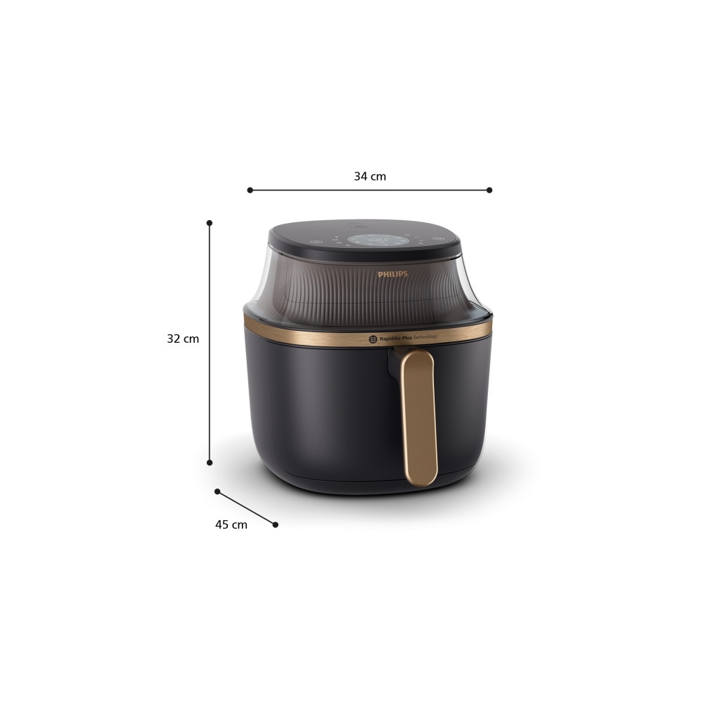 Produktbild för Philips Series 3000 NA342 - varmluftsfritös - svart