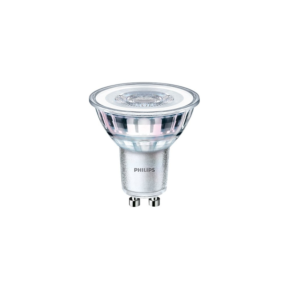 Produktbild för Philips - LED-spotlight - GU10 - 4.6 W - varmt vitt ljus - 2700 K (paket om 2)