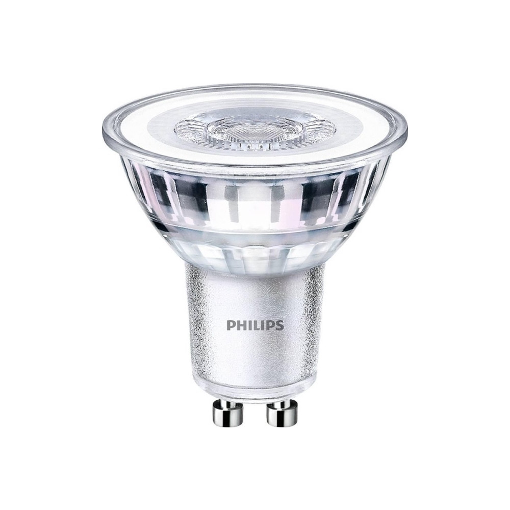 Produktbild för Philips - LED-spotlight - GU10 - 4.6 W - varmt vitt ljus - 2700 K (paket om 2)
