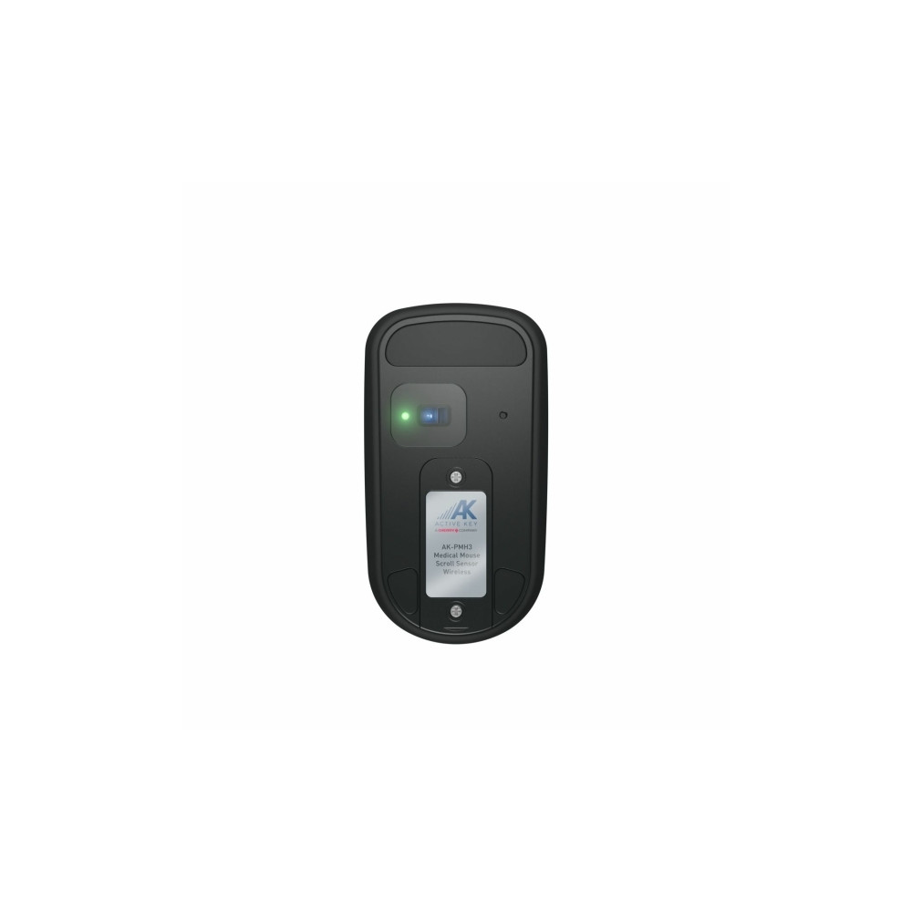 Produktbild för Contour Active Key Medical QuickClean AK-PMH3 - Standard Sized - mus - medicinsk, hygienisk design - 2.4 GHz - svart