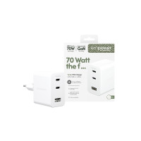 Produktbild för empower by PanzerGlass strömadapter - 2 x USB-C, USB typ A - 70 watt