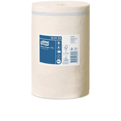 TORK Tork® M1 Basic Mini Centerfeed torkpapper 120123 1-lagers fö...