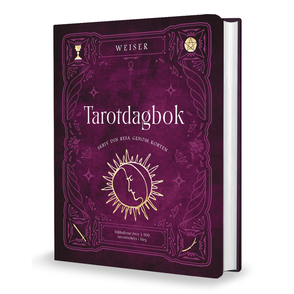 Produktbild för Weiser tarotdagbok (inbunden)