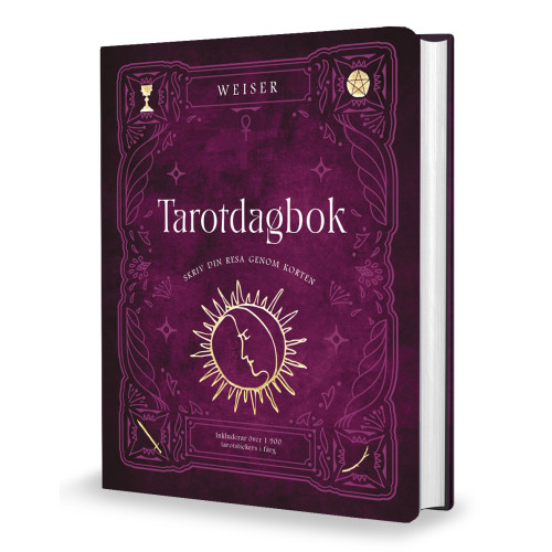 Paneter förlag AB Weiser tarotdagbok (inbunden)