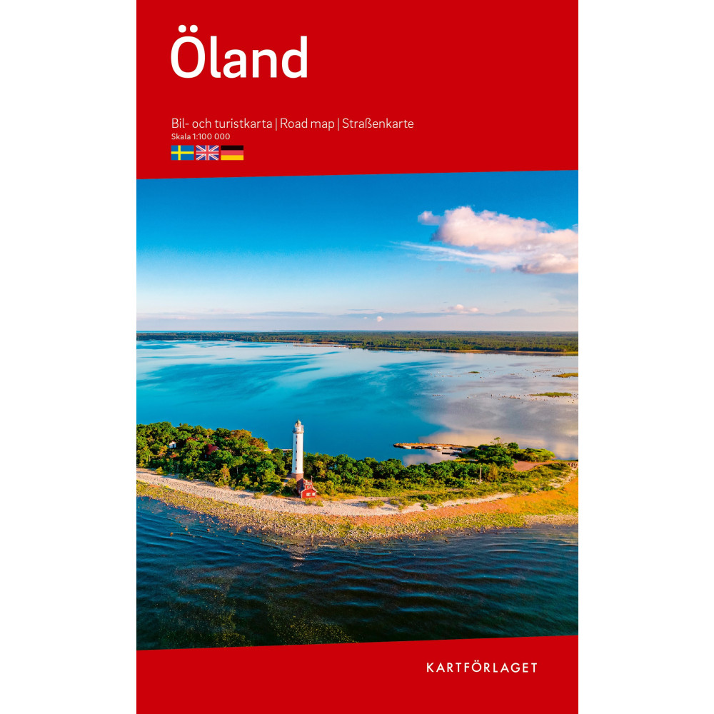 Produktbild för Öland Kartförlaget Väg- och fritidskarta