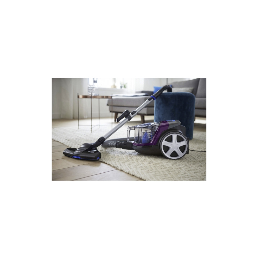 Produktbild för Philips PowerPro Compact FC9333 - dammsugare - med behållare - magiskt mörklila