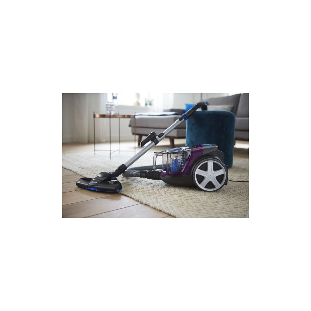Produktbild för Philips PowerPro Compact FC9333 - dammsugare - med behållare - magiskt mörklila