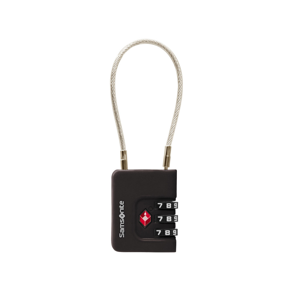 Produktbild för TA Revolution Cablelock 3 Dial TSA Black
