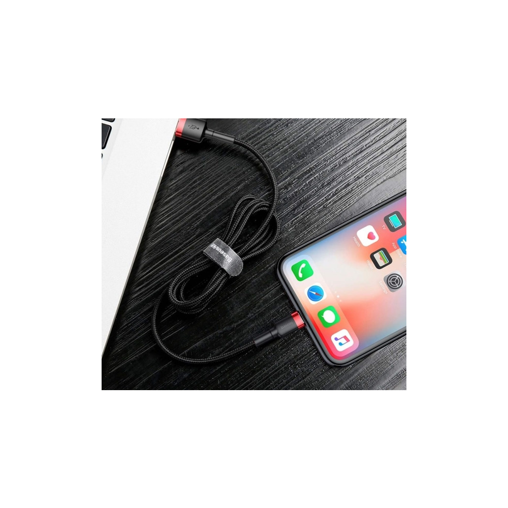 Produktbild för Baseus Cafule Lightning-kabel - Lightning / USB - 1 m