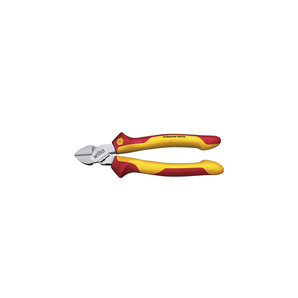 Produktbild för Wiha 43335, Avbitartång, 2 mm, Röd, Gul, 1000 V, 160 mm, 236...