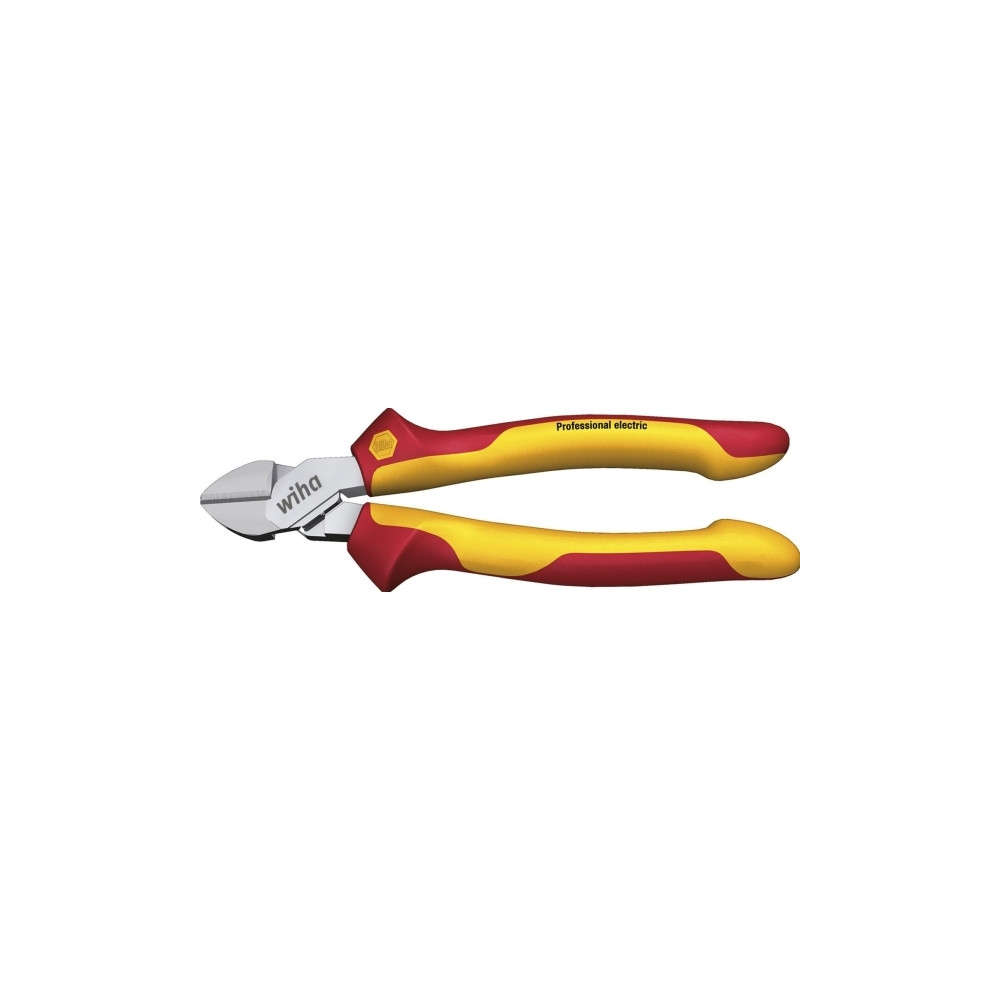 Produktbild för Wiha 43335, Avbitartång, 2 mm, Röd, Gul, 1000 V, 160 mm, 236...
