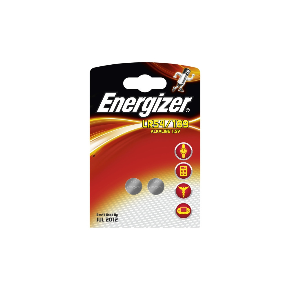 Produktbild för Energizer batteri - 2 x LR54/189 - alkaliskt