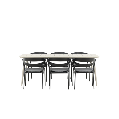 Venture Home Lina Matbord med Slit Stolarna