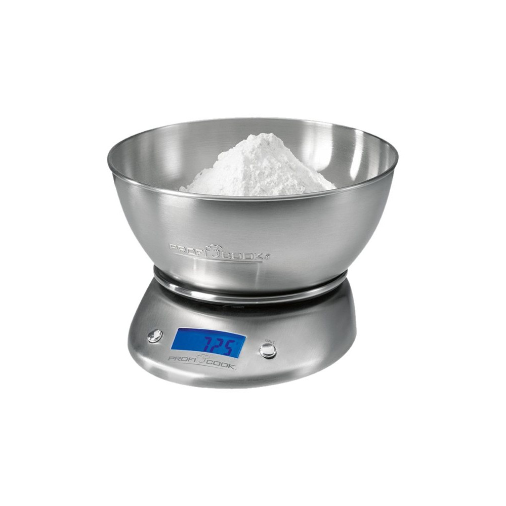 Produktbild för ProfiCook PC-KW 1040 - köksvåg - rostfritt stål/svart