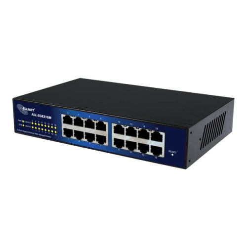 ALLNET ALLNET ALL-SG8316M - switch - 16 portar - Administrerad - rackmonterbar