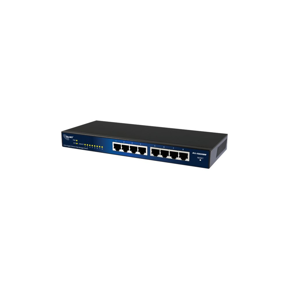 Produktbild för ALLNET ALL-SG8208M - switch - 8 portar - Administrerad