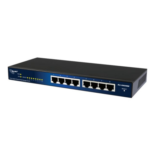 ALLNET ALLNET ALL-SG8208M - switch - 8 portar - Administrerad