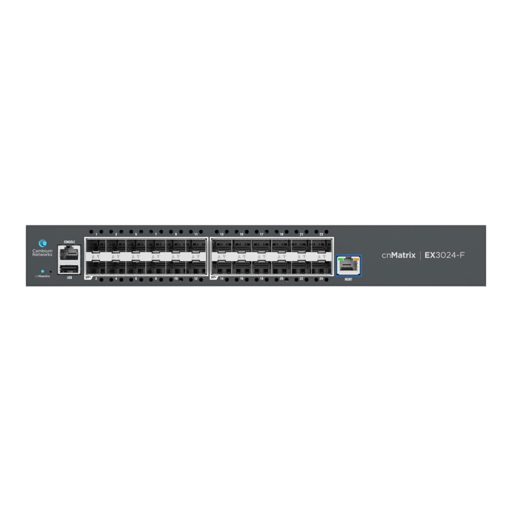 Produktbild för Cambium Networks cnMatrix EX3024F - switch - 24 portar - Administrerad - rackmonterbar