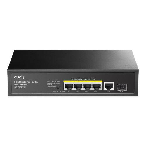 Shenzhen Cudy Technology Cudy GS1005PTS1 - switch - 5 portar