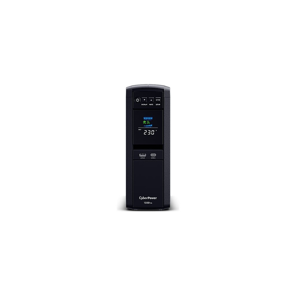 Produktbild för CyberPower Backup PFC Sinewave Series for Mac CP1350EPFCLCD - UPS - 780 watt - 1350 VA