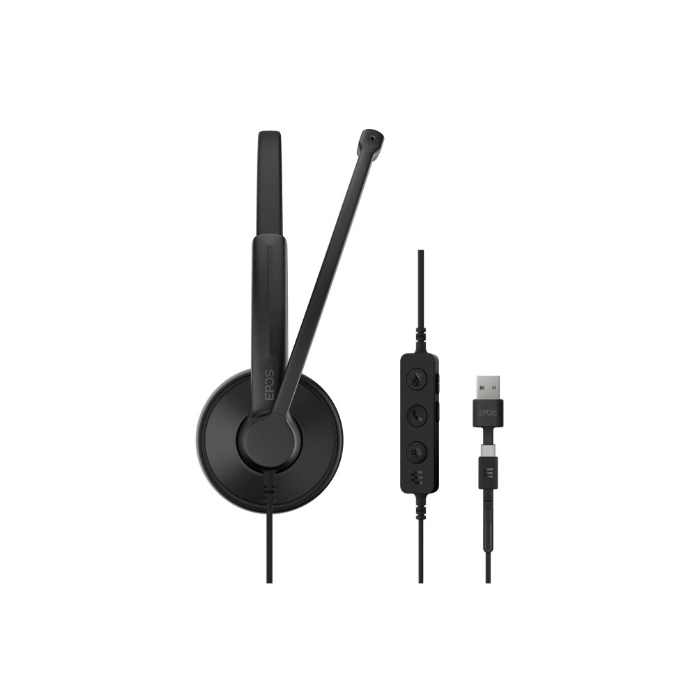Produktbild för EPOS IMPACT 100 Series - headset - USB-A, USB-C