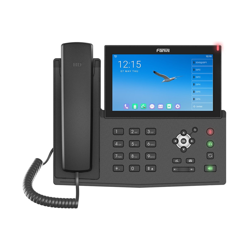 Produktbild för Fanvil V67 - IP-videotelefon - med digital kamera, Bluetooth interface med nummerpresentation/samtal väntar - 3-riktad samtalsförmåg