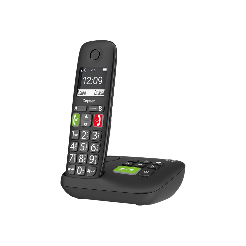Produktbild för Gigaset E290A - trådlös telefon - svarssysten med nummerpresentation