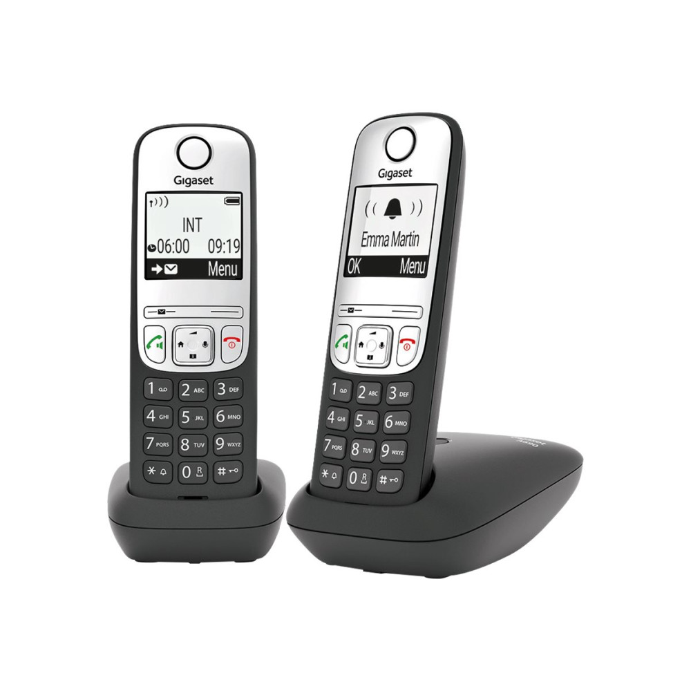 Produktbild för Gigaset A690 Duo - trådlös telefon + 1 extra handuppsättning - 3-riktad samtalsförmåg
