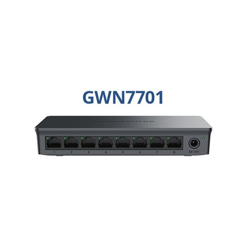 Grandstream Grandstream GWN7700 Series GWN7701 - switch - 8 portar - ohanterad