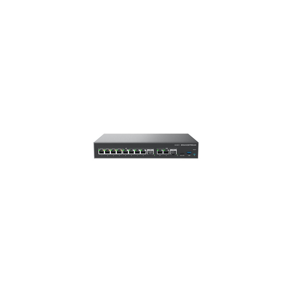 Produktbild för Grandstream GCC6000 Series GCC6011 - switch - 10 portar - ohanterad - rackmonterbar