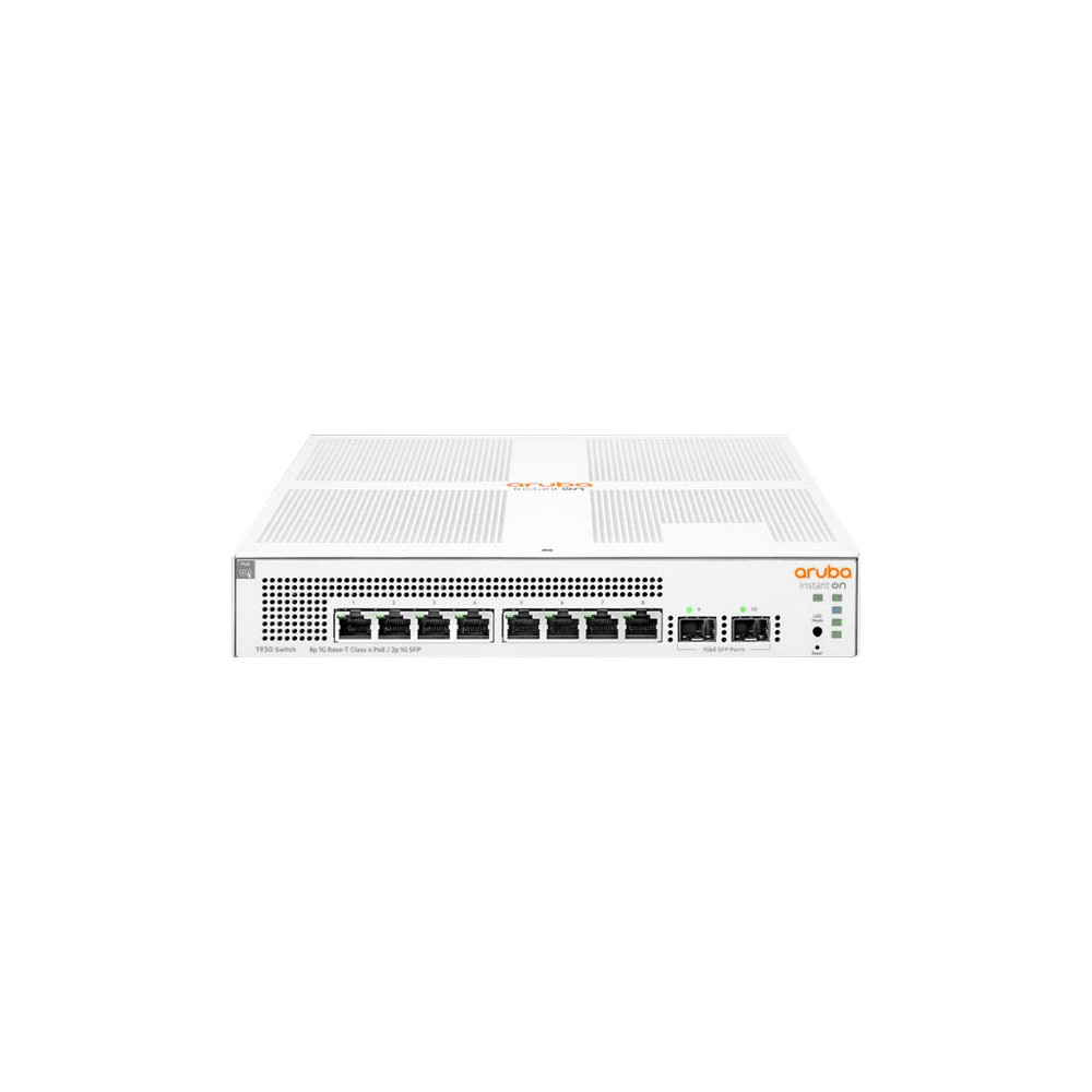 Produktbild för HPE Networking Instant On 1930 8G Class4 PoE 2SFP 124W Switch - switch - 8 portar - Administrerad - rackmonterbar