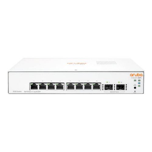 Hewlett Packard Enterprise HPE Networking Instant On 1930 8G 2SFP Switch - switch - 10 portar - Administrerad