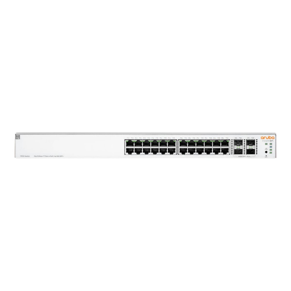 Produktbild för HPE Networking Instant On 1930 24G Class4 PoE 4SFP/SFP+ 195W Switch - switch - 28 portar - Administrerad - rackmonterbar