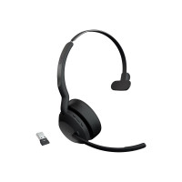 Produktbild för Jabra Evolve2 55 MS Mono - headset - USB-A via Bluetooth-adapter