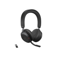 Produktbild för Jabra Evolve2 75 - headset - USB-A - med laddningsställ