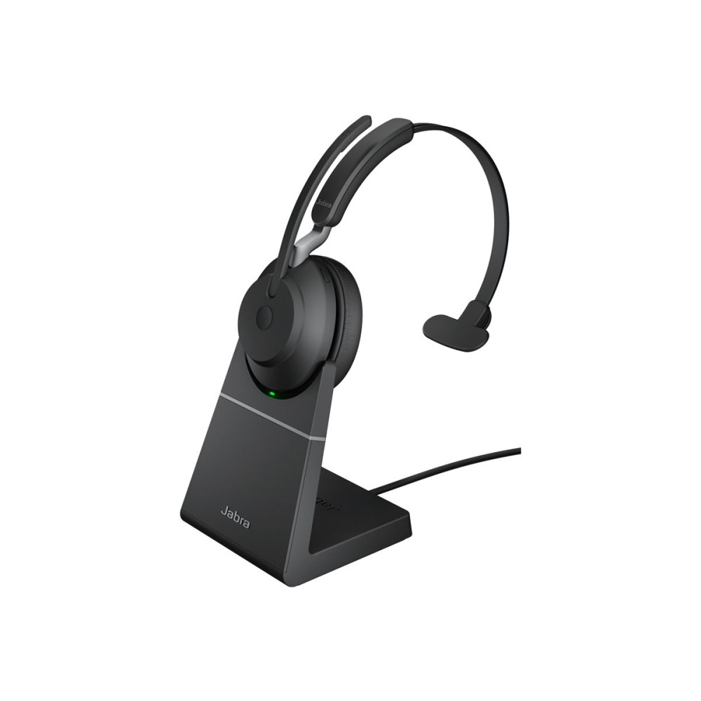 Produktbild för Jabra Evolve2 65 UC Mono - headset - USB-A - med laddningsställ