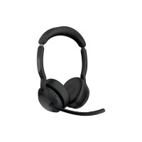 Produktbild för Jabra Evolve2 55 UC Stereo - headset - USB-C - med laddningsställ