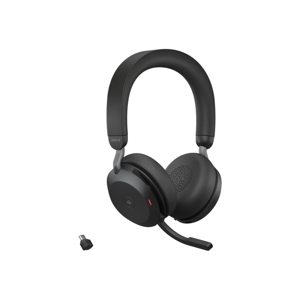 Produktbild för Jabra Evolve2 75 - headset - USB-A - med laddningsställ