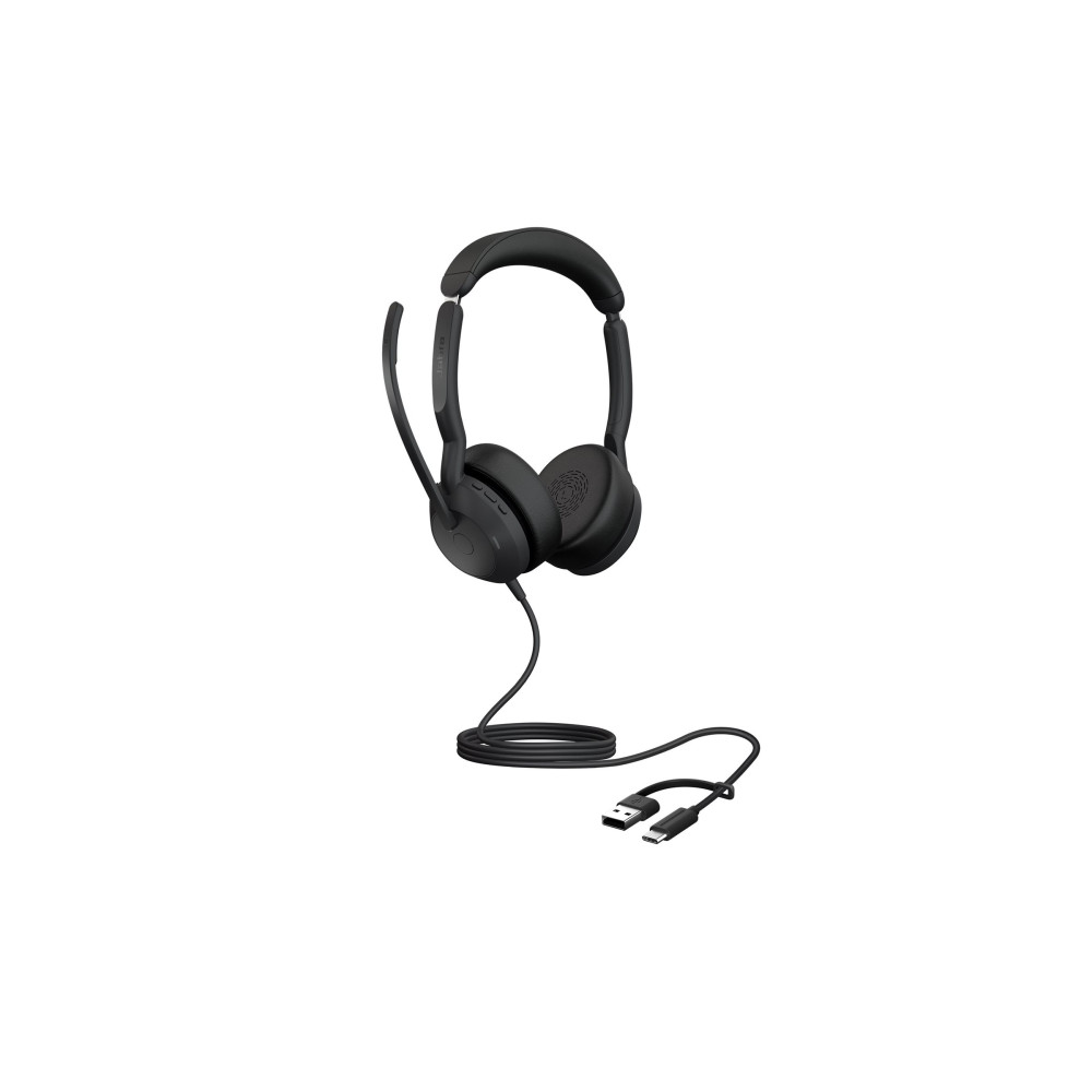 Produktbild för Jabra Evolve2 50 UC Stereo - headset - USB-C, USB-A