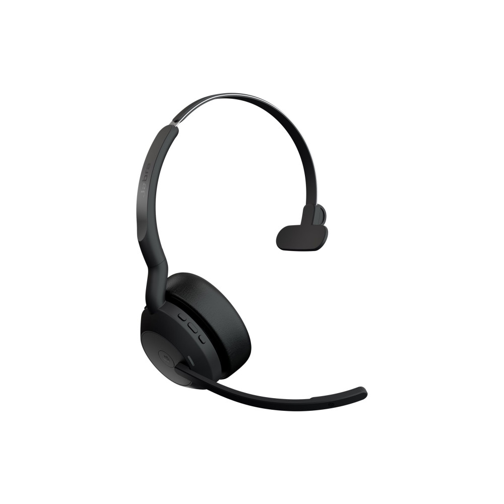 Produktbild för Jabra Evolve2 55 MS Mono - headset - USB-A via Bluetooth-adapter - med laddningsställ